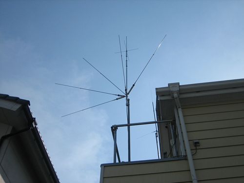 無線用アンテナのCP-5HSを上げました。: おやじライダーの独り言！